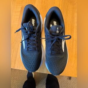 Brooks black and White Adrenaline Running Shoes